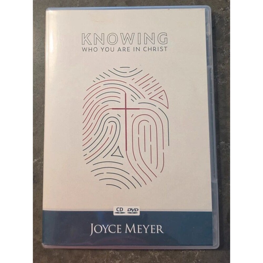 Joyce Meyer Knowing Who You Are in Christ 4 CD + DVD Christian Teaching Set 2019